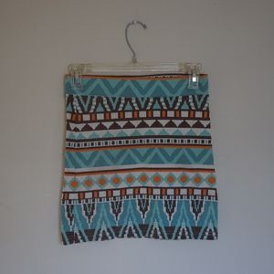 Forever 21 Design / Pattern Mini Skirt